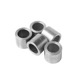 Steel Spacer 3/4" OD x 1/2" ID, Round Spacer Unthreaded Standoff Bushing Plain Finish, Fits Screws, Bolts 1/2" or M12, Metal Spacers Online (5/8" Length, 25 Pack)