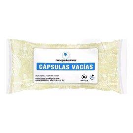 ENCAPSULADORAS MEXICO Capsulas Vacias #4 Millar, Transparente Color Natural