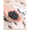 Jovivi 8mm Natural Hematite Gemstone Beads for Jewelry Making,96pcs Energy