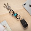 Nighteyes MSBL-03-R7 360° Magnetic Slide Lock Carabiner, Blue