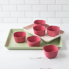 Bamboozle X Elizabeth Karmel Prep 'n Serve Tray Set - Style: Single Large Green Tray