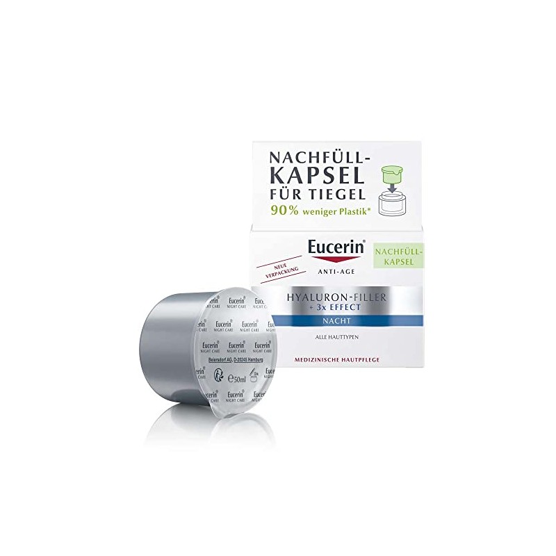 Eucerin Anti-Age Hyaluronic Filler Night Cream Refill Capsule