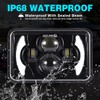 2PCS 120w 4x6 Inch LED Headlights with DRL Turn Singal