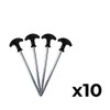 KCT 10 pc Heavy Duty Bivvy Tent Camping Screw Pegs