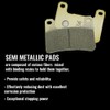 S SYUU Motorcycle Front Rear Brake Pads Compatible with Suzuki