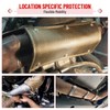Racewill Titanium Pipe Shield 6" x 12" Exhaust Heat Shield,