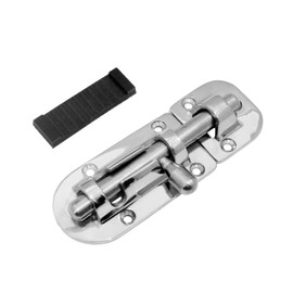 NRC&XRC Marine 316 Stainless Steel Heavy Duty 120mm 4.72"" Long Locker Latch Slide Barrel Bolt for Marine Boat Window/Door/Hatch (1Pack), DOOR120