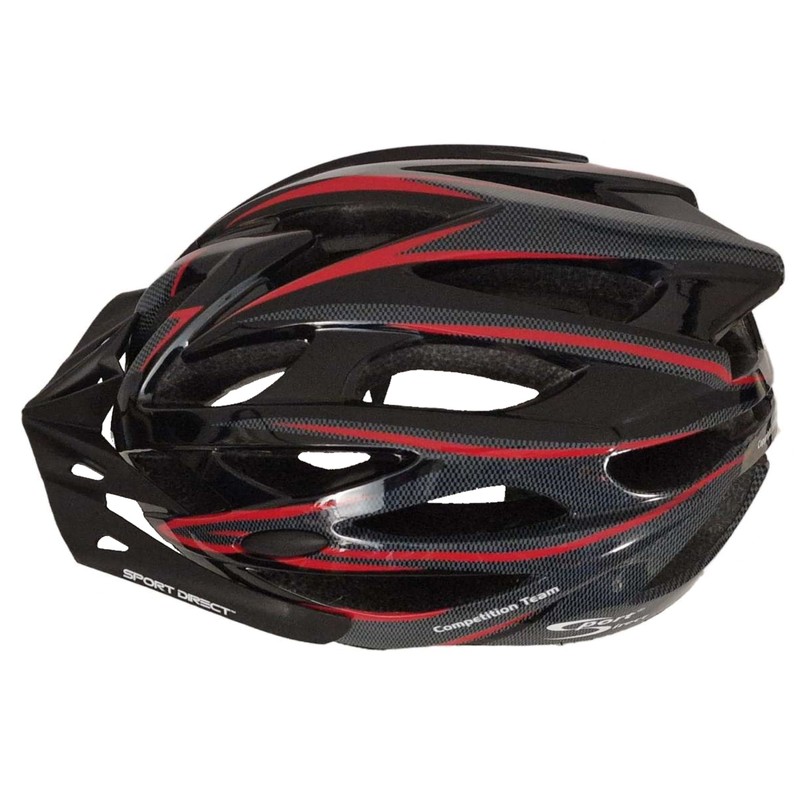 Sport Direct™ "Team Comp" 24 Vent E-Bike/Bike Helmet Graphite/Red/Black 58-61cm