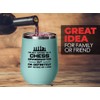Chess Teal Wine Tumbler 12oz - not as bad as