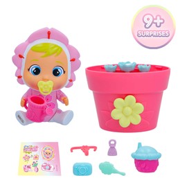 Cry Babies Magic Tears Happy Flowers | 9 sorpresas para descaja, muñeca misteriosa, para niñas y niños de 3 años en adelante