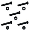 Raisman Shear Pins & Nuts (2" x 5/16") for Snow Blowers Compatible with Ariens Part 52100100 (5-Pack)