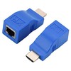 LeHang HDMI Extender Adapter RJ45 Signal Amplification Transmitter Receiver CAT5e
