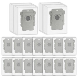 (16 Pack) Replacement Dust Bags Compatible With iRobot Roomba i7, i7+, i3, i3+, i1+, i4, i4+, i6, i6+, i8, i8+, j7, j7+, s9, s9+ Plus, i & s & j Series Robot Vacuum, Vacuum Bag, Dsiposable Bag