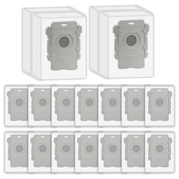 (16 Pack) Replacement Dust Bags Compatible With iRobot Roomba i7,