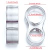 DIY Door Handle Bumper Guards - Pack of 5 Transparent