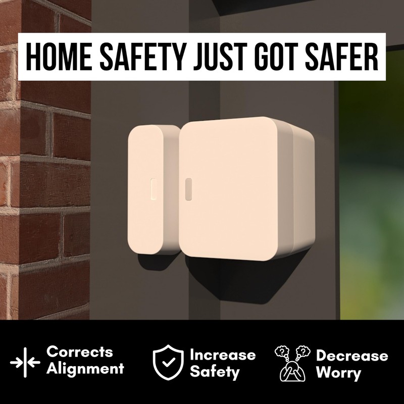 Simplisafe Entry Sensor Spacer | Door Sensor Riser for Simplisafe