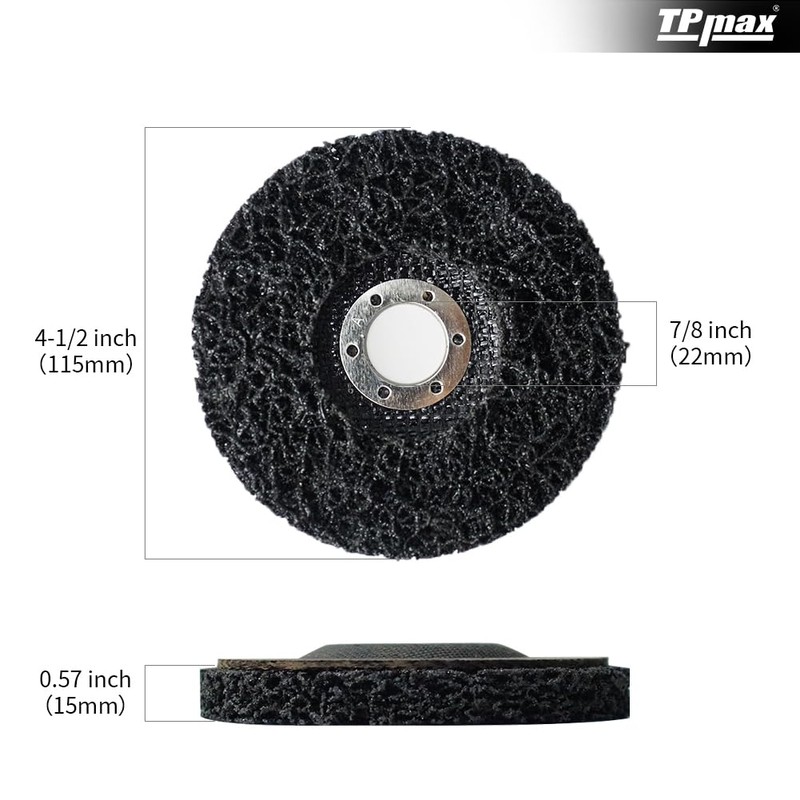 TPmax 4-1/2" x7/8'' Stripping Discs Rust Remover Wheel Remove Paint