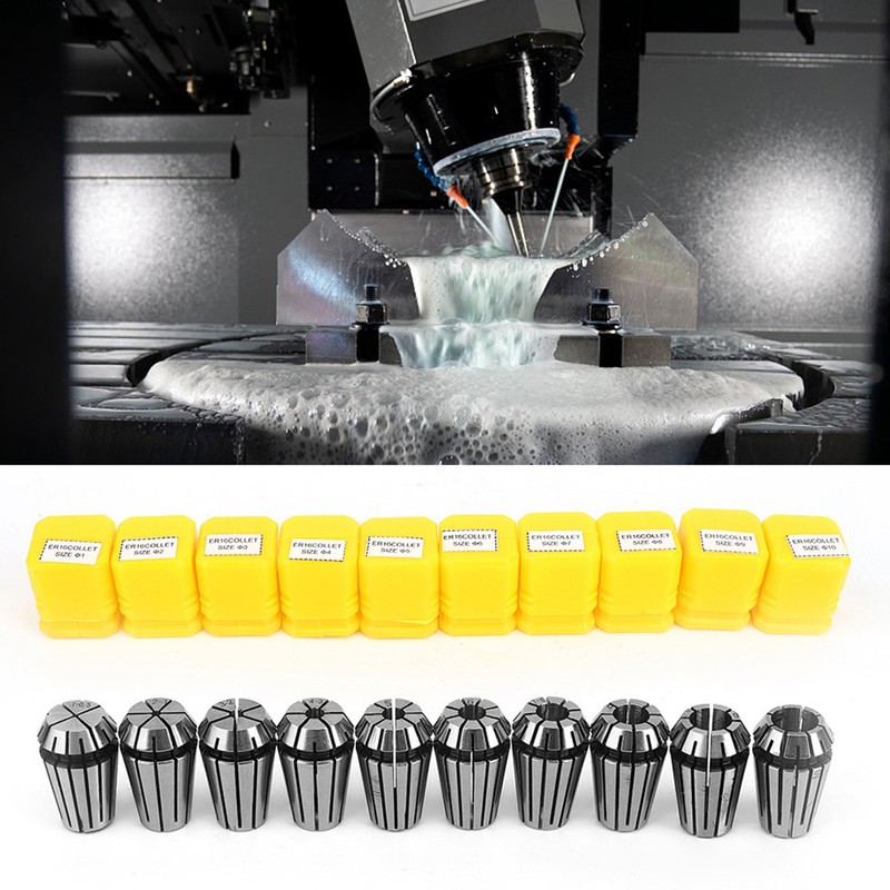 10Pcs Chuck Accurate Spring Set CNC Engraving Milling Machine Industrial