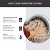 SureFit Home Décor Soft Suede Futon Slipcover, Polyester, Machine Washable,