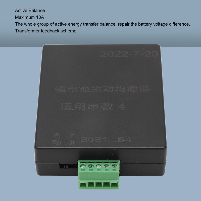 Lithium Battery Active Balancer RV Energy Storage BMS Battery Equalizer
