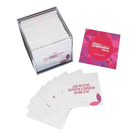 Juego De Mesa para Adultos Cartas De Temas De Sobremesa Chicas                                                                                        