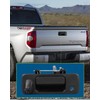 LUJUNTEC Tailgate Handle Bezel w/Fixed Backup Camera - Replacement for