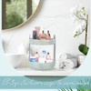 Honeydak 360 Rotating Perfume Organizer Rhinestone Bathroom Counter Organizer Makeup