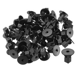 A ABSOPRO Pack of 50 Mudguard Liner Clips Replacement for Toyota Corolla Black