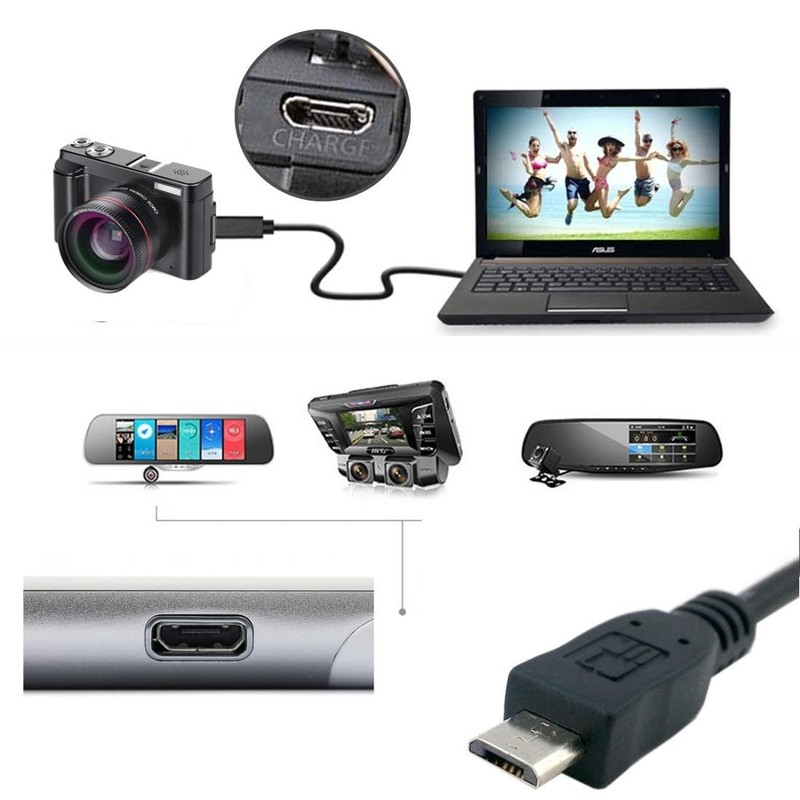 chenyang Micro USB 2.0 Extension Cable,Micro USB 5Pin Male to