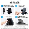 Elecom W-QC07BK Wireless Charger, Qi Charger, 5 W, 7.5 W,