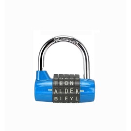 Shiwaki Secure Password Padlock, 5 Digit Combination Lock, Combination Padlock Travel Suitcase Security Password Lock - Blue