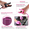 BHLUUIYER Car Emergency Kit, Pink Roadside Emergency Car Kit with