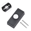 SUIOPPYUW ABS Doorbell Push Button Replacement For Convenient Installation Black