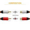 Cable de RCA 4M, LiuTian 2 RCA Machos a 2