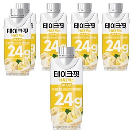 Take Fit Max Banana Flavored Protein, 250ml, 6 packs / 테이크핏 맥스 바나나맛 프로틴, 250ml, 6개