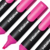 Pack of 10 Pink Fluorescent Wedge Tip Highlighter Pens (1)
