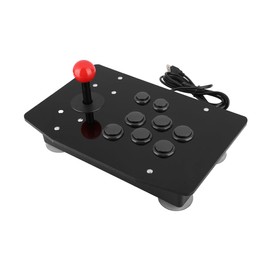 Joyzan Arcade-Joystick, USB-Arcade-Kampfstock Street Rocker Fighter-Griffknopf Feste große Saugplatte DIY-Drehgriff-Controller-Ersatzteile Einstellbarer Wettbewerbsstil