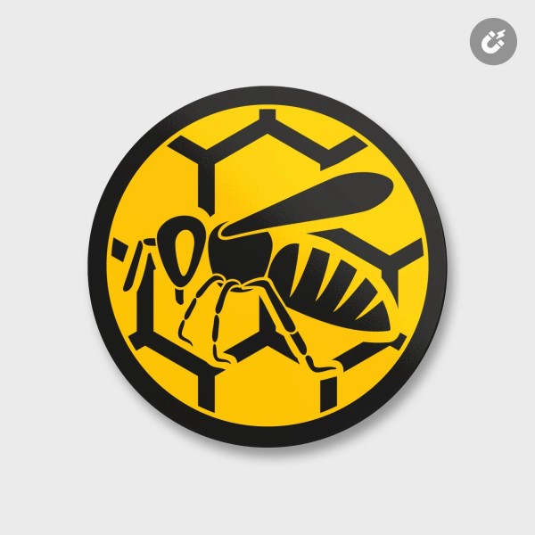 Unbranded Honey Bee Symbol Sign Animal | 4'' X 4''