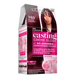 L'Oreal Paris Casting Crème Gloss Semi-Permanent Hair Colour - 360 Black Cherry (Ammonia Free)