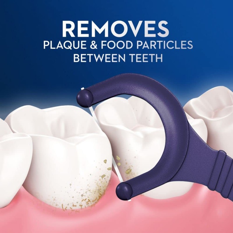 Oral-B Glide 3D White Floss Picks Radiant Mint, 75CT (Pack