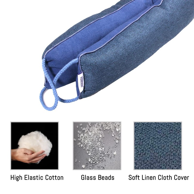 TORRAMI 32" Door Draft Stopper Under Bottom Insulation Noise Air