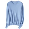 SANGTREE Jersey de Punto de Mezcla de Cachemira para Mujer,