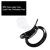 CutiePlusU Adult Size Pacifier Large Shield 3 Pack - Black