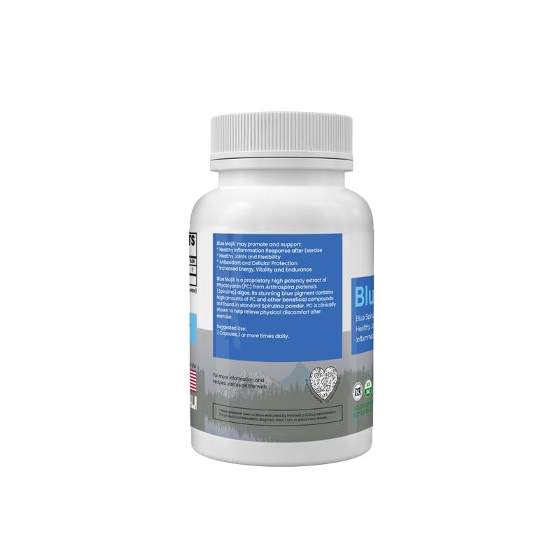 E3LIVE Blue Majik® - Size: 90ct/500mg Capsules