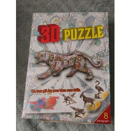 DOTUCOK 3D Coloring puzzle cougar mountain lion
