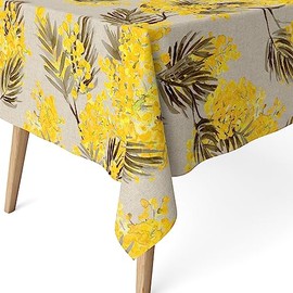 Martina Home Resin Tablecloth Mimosa Beige 180 x 140 cm