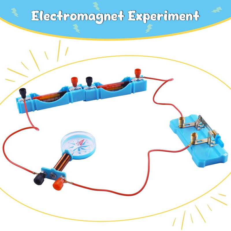 Electronic Circuit Set for Children - Educational Toy with Motor,