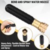 SiliFine 2 Pcs Adjustable Bend and Spray Water Nozzle Hose