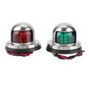 1 Pair Red & Green LED Navigation Light Signal Lamp