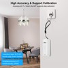 eMylo WiFi Thermometer Hygrometer Indoor IP65 Waterproof White Pack of